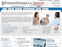 Tablet Screenshot of koernercpa.com